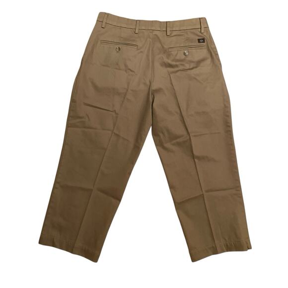 Dockers Pleated Front Straight Fit Khaki Pants Size 32 X 23” Business Casual - Picture 2 of 9